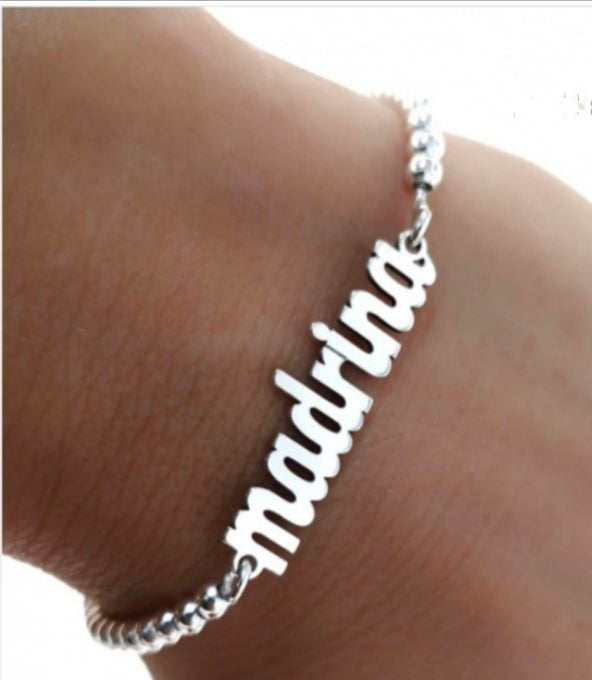 Pulsera Plata Personalizado Madrina