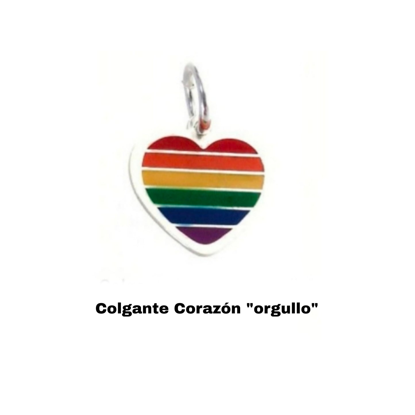 Colgante plata Corazon Orgullo