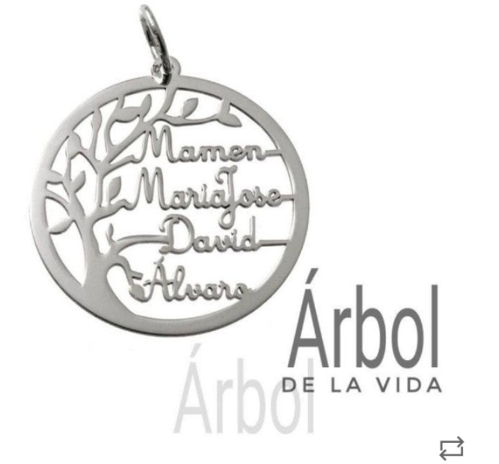 Colgante Árbol de la Vida Personalizado