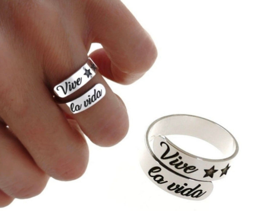 Anillo de Plata con Mensaje