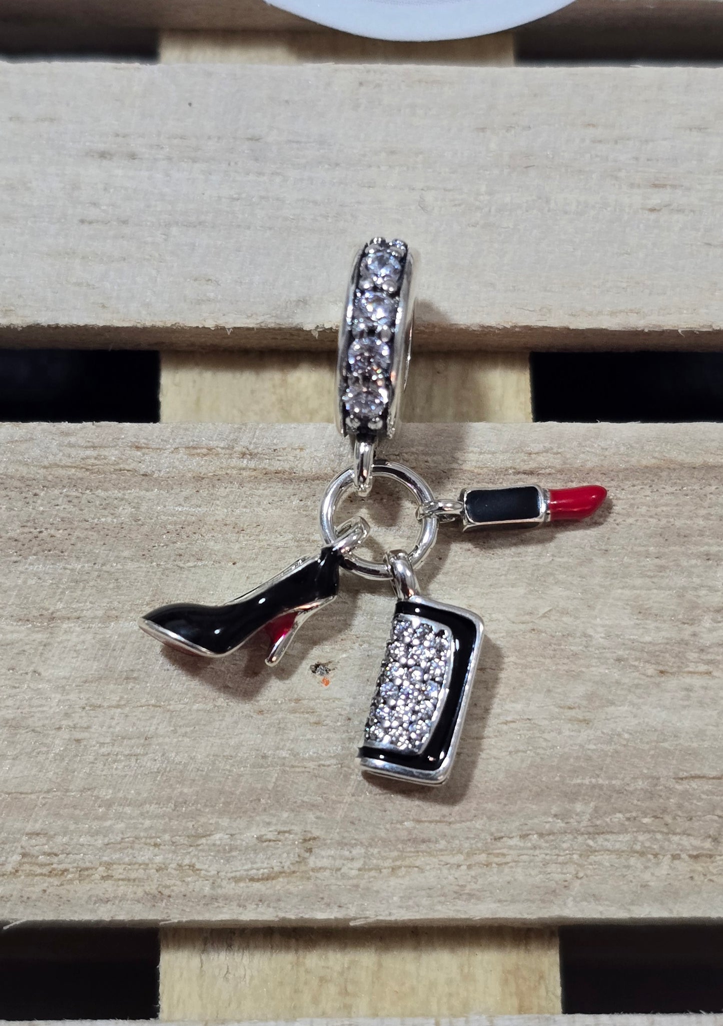 Charm de plata Tacon Labial