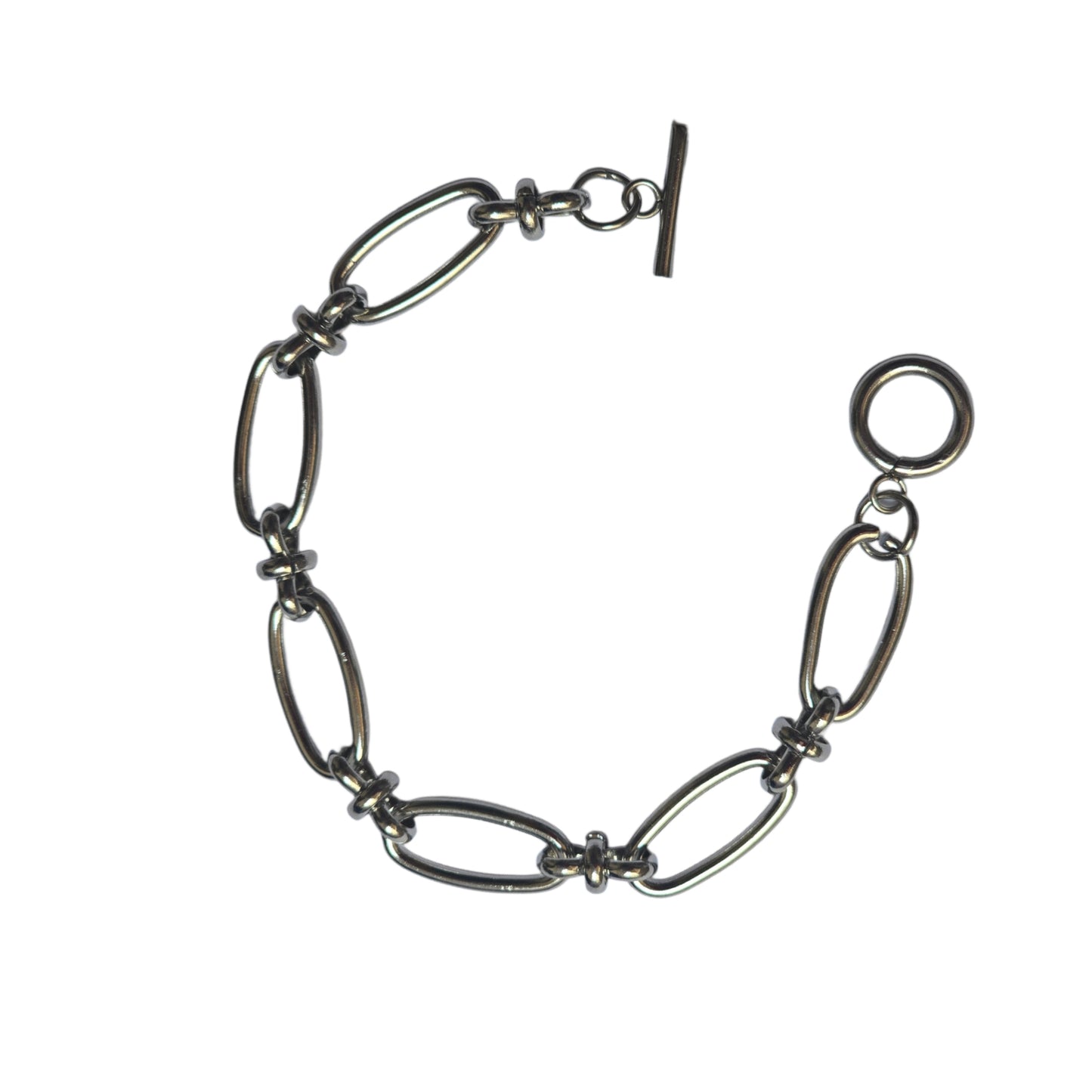 Pulsera Acero Eslabones Ovalados