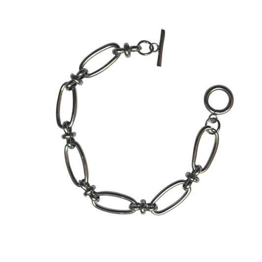 Pulsera Acero Eslabones Ovalados
