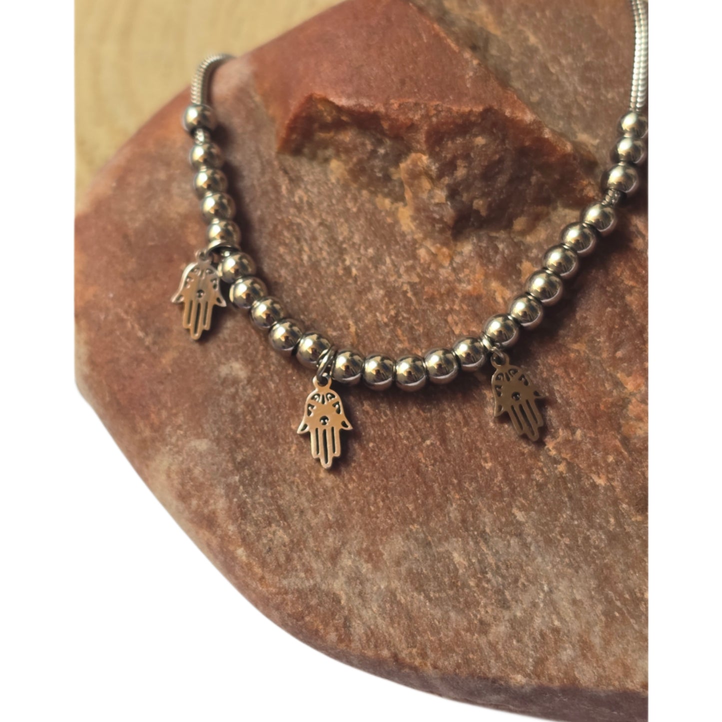 Pulsera Acero Manos de Fatima