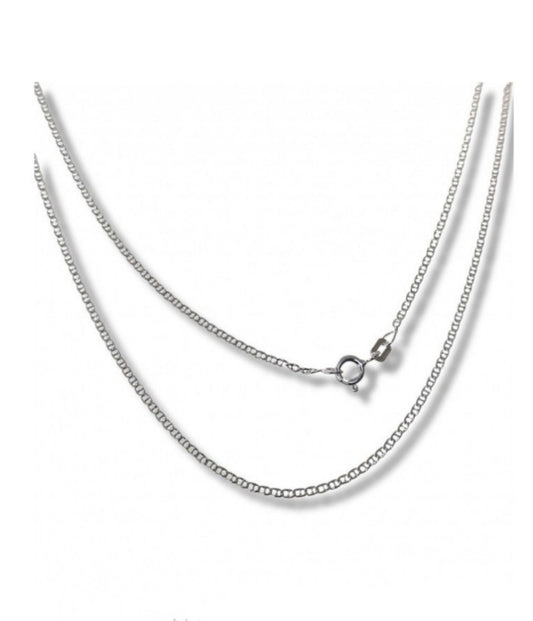 Cadena de plata Marina