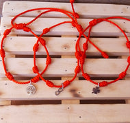 Pulsera 7 nudos con colgante