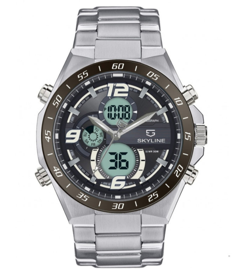 Reloj Multifunción Acero