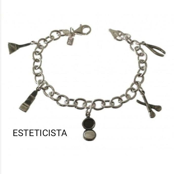 Pulsera de plata Profesiones