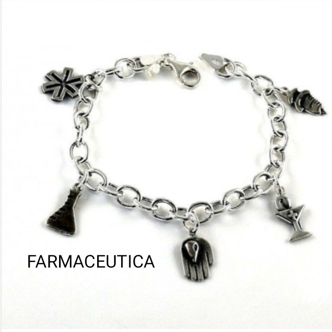 Pulsera de plata Profesiones