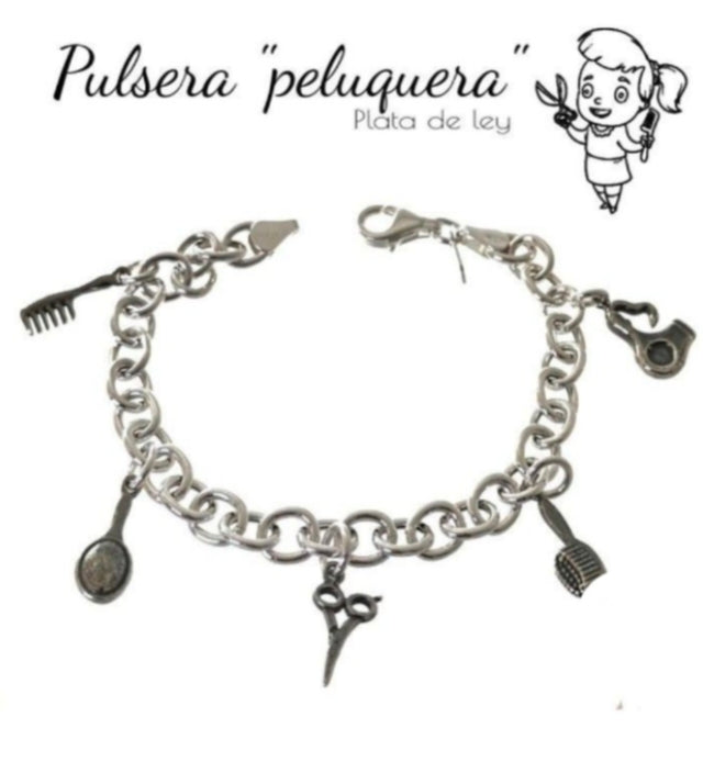 Pulsera de plata Profesiones