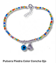 Cargar imagen en el visor de la galería, Pulsera Colores Ojo Turco
