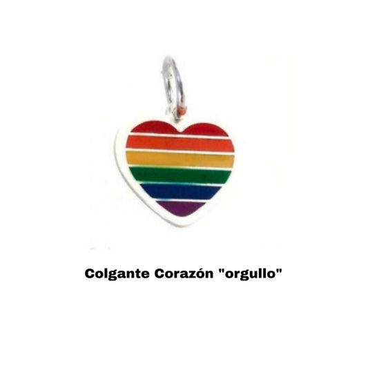 Colgante plata Corazon Orgullo