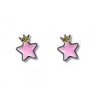 Pendiente Infantil Estrella Corona