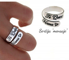 Cargar imagen en el visor de la galería, Anillo con Mensaje
