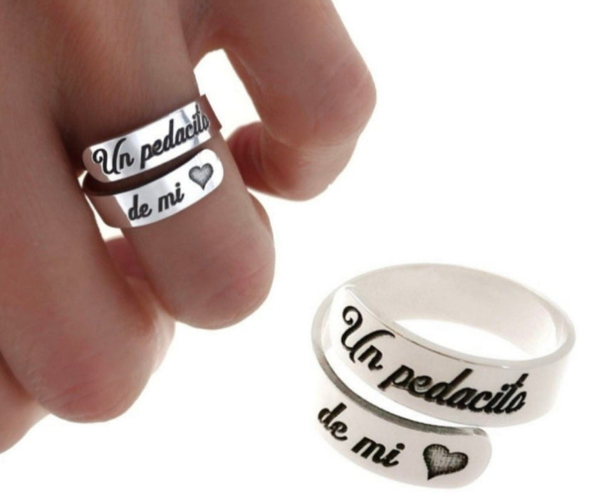 Anillo de Plata con Mensaje